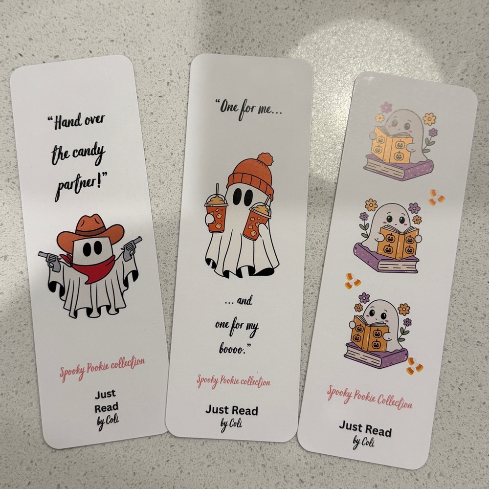 Spooky Pookie Bookmarks set